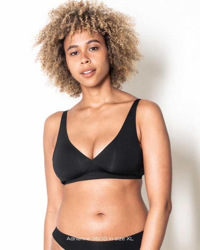 Second Skin Lift Seamless Plunge Bra | Seamless Lingerie - Pothos Beauty